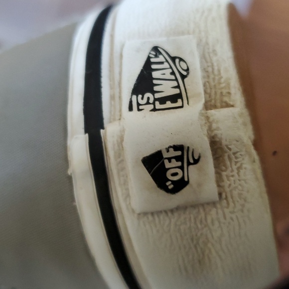 💚 3 For $15 VANS Sneakers Size 7 Gray High Tops Athletic Lace Up Skate **flaws* - Picture 2 of 5